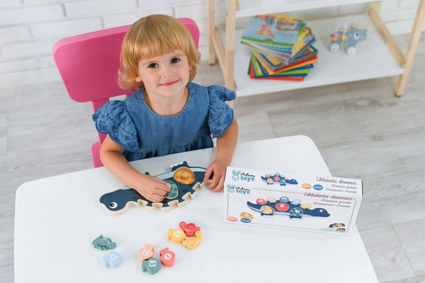 Jigsaw puzzle for the youngest - Dinosaur