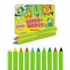 Jolly Wax Crayons 10 pcs – Unbreakable Crayons in Metal Tin Ages 3+