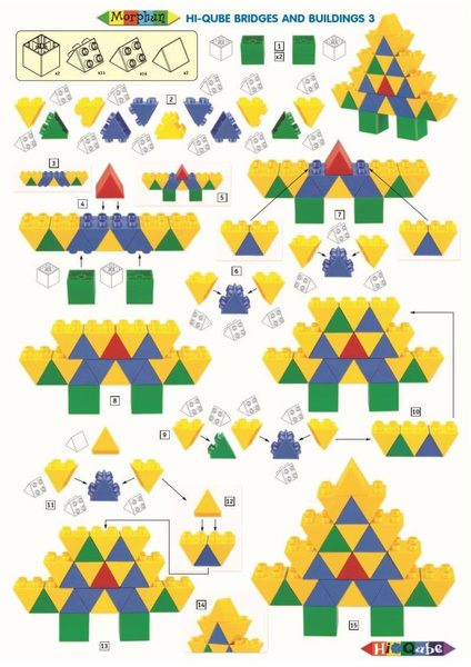 Morphun Hi-Qube 4 Vehicles - Construction Blocks