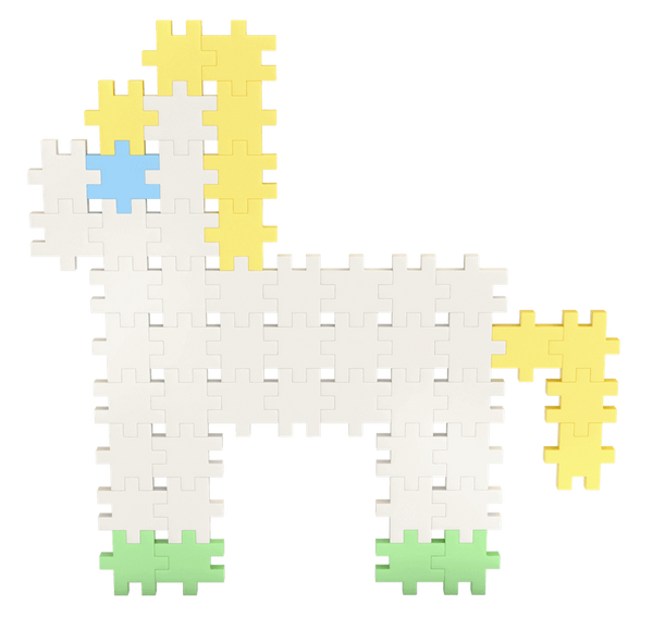 Klocki konstrukcyjne Meli Minis Pastel 1200 elementów – od 4 lat