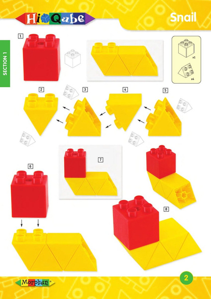 Instrukcje do klocków Morphun Hi-Qube 36 str.