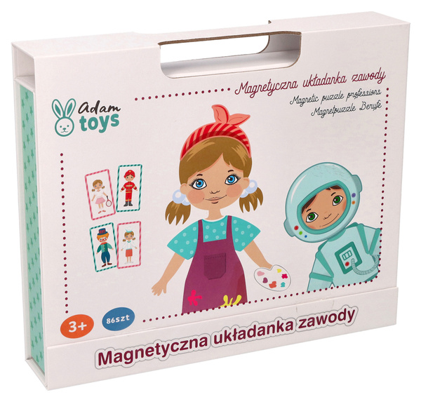 Magnetic puzzle board - Occupations