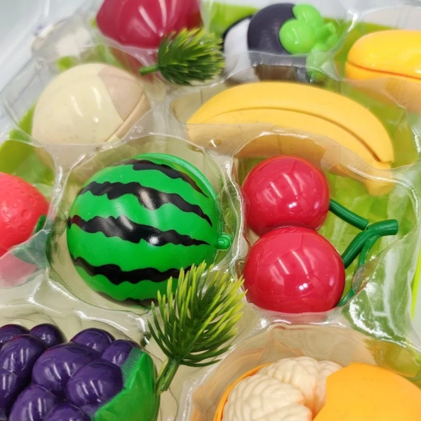 Cutting vegetables and fruits 18 pcs in case – Jinkee 3+