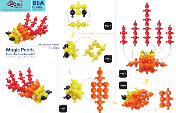 Duże klocki konstrukcyjne Big Loowi Edu 200 elementów 3+