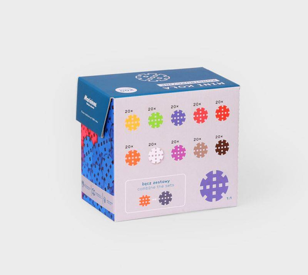 Mini Construction Wheels blocks 200 el.