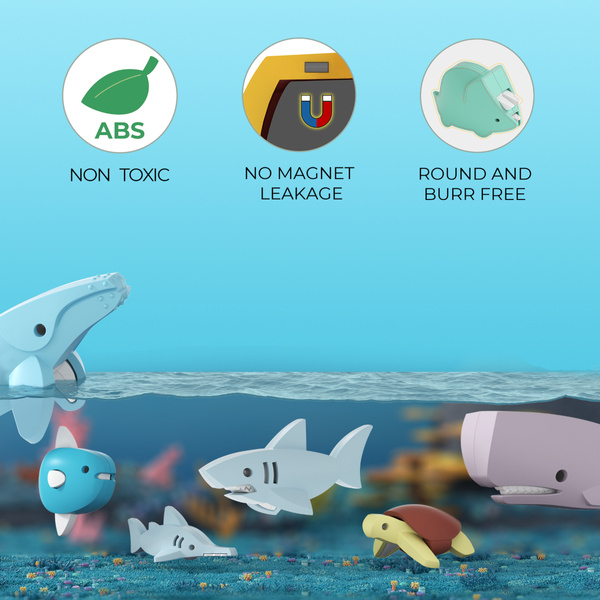 Magnetyczne zwierzaki Half Toys Ocean 3D – figurki dla dzieci 3+
