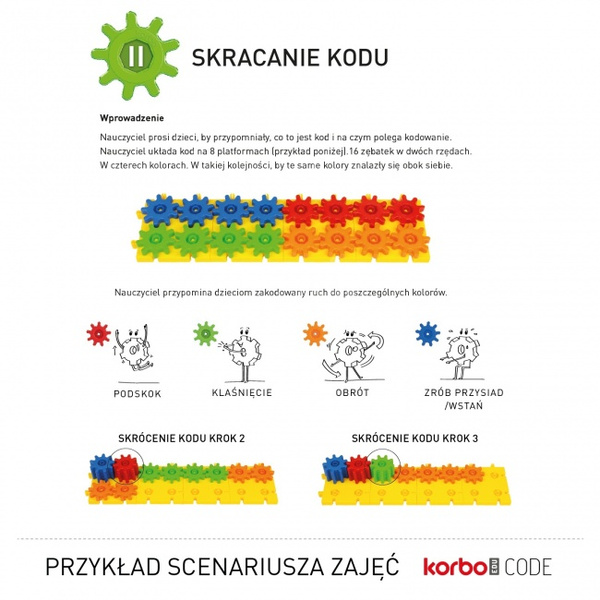 Klocki Korbo EDU Code 420 el. nauka kodowania – 4+