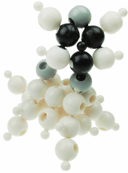 Klocki Loowi Black&White 125 el. kulki konstrukcyjne 4+