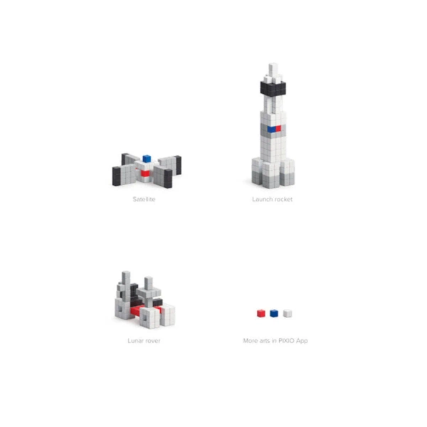 Klocki magnetyczne Pixio NASA Deep Space Mission 214 elementów 6+