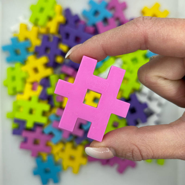 Meli Maxi Pink 200 el construction blocks.