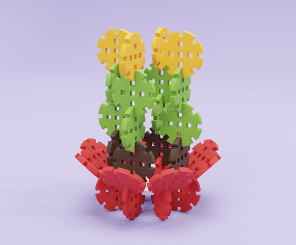 Mini Construction Wheels blocks 200 el.