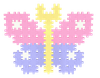 Meli Minis Pastel construction blocks 200 el.