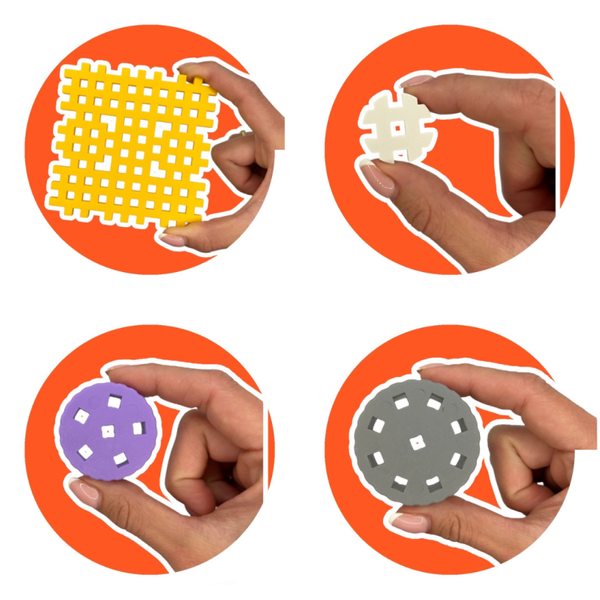 Klocki edukacyjne Marioinex Mini Waffle Konstruktor Expert 501 elementów dla 4-latka wspierające ...