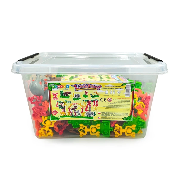 Animal RopeZoo 216 el. - educational building blocks