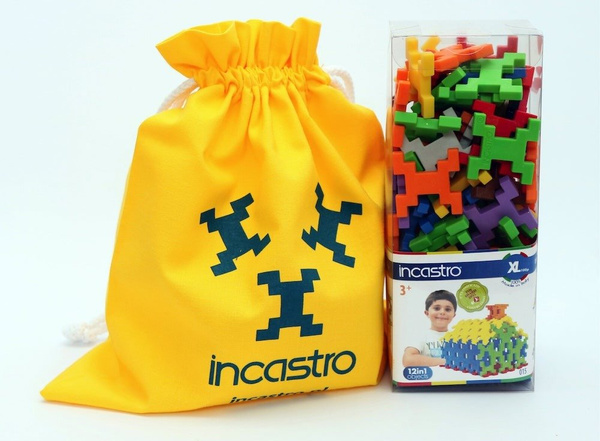 Klocki konstrukcyjne Incastro Cube XL 100 el. – od 4 lat