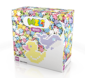 Klocki konstrukcyjne Meli Minis Pastel 800 el. 