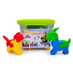 3D Puzzle zwierzęta -  64 el.