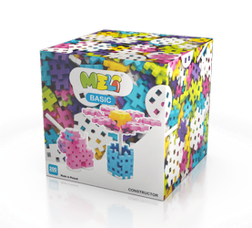 Klocki Meli Constructor Pink 200 el. 