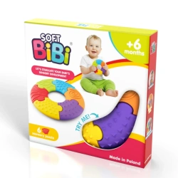 Soft BiBi Puzzle Circle – układanka sensoryczna 6 el. od 6m