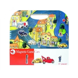 Układanka magnetyczna dla dzieci Samochody 77 el. – Egmont Toys 3+