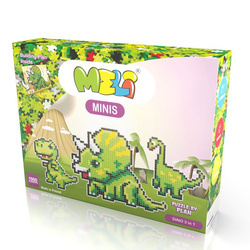 Klocki Meli Minis Dino 3w1 1000 elementów – zestaw 4+