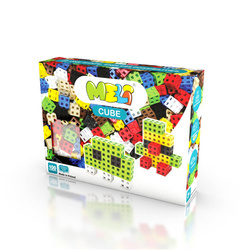 Klocki konstrukcyjne Meli Cube 100 elementów 3D – zestaw 3+