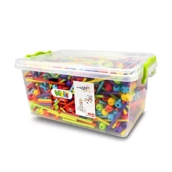 Klocki Meli Stik Edu 1200 el. patyczki i kulki – zestaw 3+