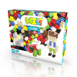 Klocki Meli Cube 200 elementów konstrukcyjne 3D – zestaw 3+