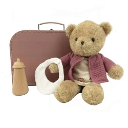 Pluszowy miś z zestawem ubranek w walizce – Egmont Toys 18m+
