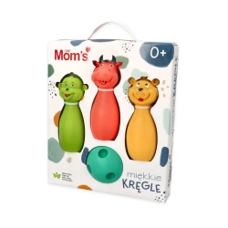 Miękkie kręgle sensoryczne pastelowe – Mom's Care 12m+