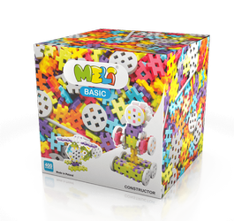 Klocki konstrukcyjne Meli Constructor 400 el. – zestaw 4+