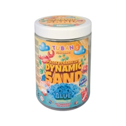 Piasek dynamiczny - niebieski - 1kg
