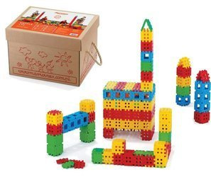 Klocki edukacyjne Marioinex Wafle w 170 elementów dla 2-latka wspierające motorykę