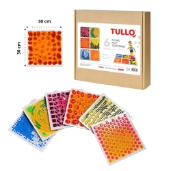 Ścieżka sensoryczna teksturowa płynna Tullo - 6szt.