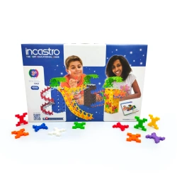 Klocki konstrukcyjne Incastro Box 500 elementów – 4+