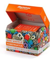 Klocki edukacyjne Marioinex Mini Waffle Wafle Konstruktor 500 elementów dla 4-latka wspierające m...