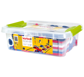 Klocki konstrukcyjne Korbo Edu Car 400 el. – pojazdy 4+
