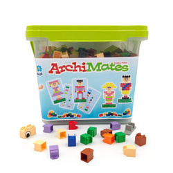 Klocki konstrukcyjne ArchiMates 630 el. – Little Architect 5+
