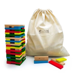 Drewniane klocki deseczki WABI Planks 8 cm 200 sztuk 3+