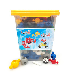 Klocki konstrukcyjne Loowi Big Loowi mix 200 el. – od 3 lat