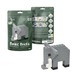 Klocki konstrukcyjne Bricks - Słoń - 85 el.