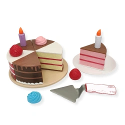 Magnetyczny tort do zabawy 6 kawałków – Popular Playthings 3+