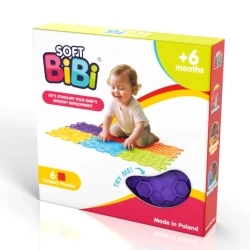 Soft BiBi Sensory Mats 6 el. — maty sensoryczne od 6 miesięcy