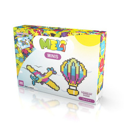 Klocki konstrukcyjne Meli Minis Fly 2w1 500 el. – zestaw 4+