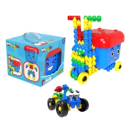 Klocki konstrukcyjne Molyka Blue Box 158 elementów 3+ – Molyka