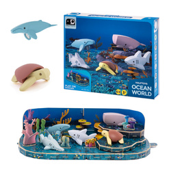 Magnetyczne zwierzaki Half Toys Ocean 3D – figurki dla dzieci 3+