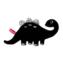 Kontrastowa szeleszcząca szmatka sensoryczna Dinozaur 0+ Mom's Care
