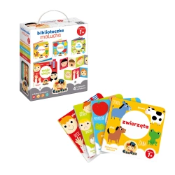 Biblioteczka malucha 1+ - 4 rozkładane książeczki