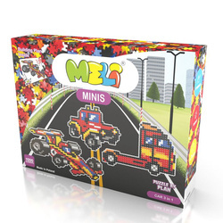 Klocki konstrukcyjne Meli Minis Car 3w1 1000 elementów – 4+