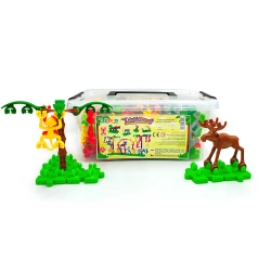 Zwierzątka LinkaZoo 108 el. - klocki edukacyjne